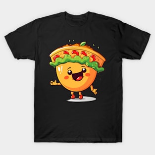 kawaii Taco cehees T-Shirt cute potatofood funny T-Shirt